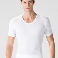 Men's try V-Neck 100%cotton