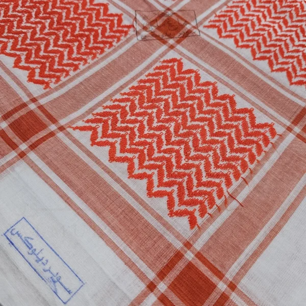 shemagh orange colore cotton