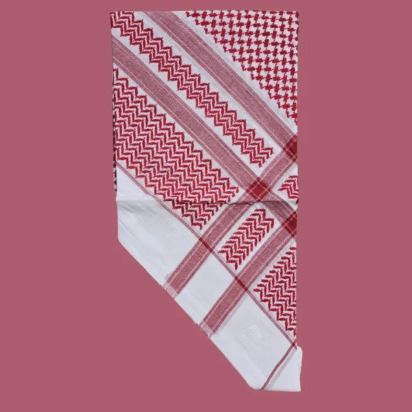 shemagh red alaseel cotton
