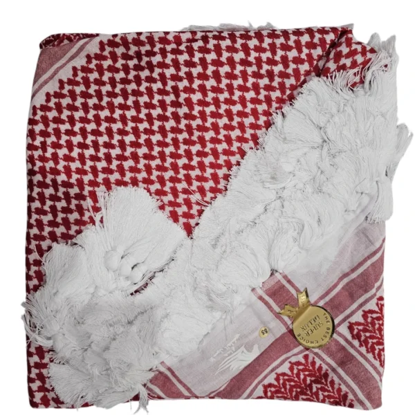 شماغ احمر هدب اردني