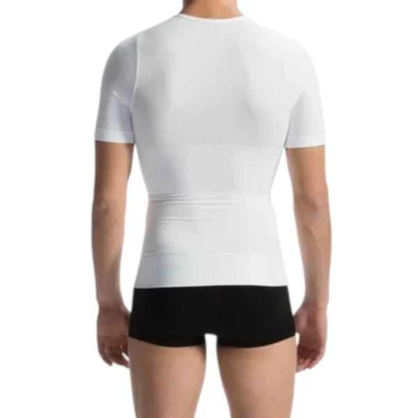 Men’s body shaping T-Shirt - white 419