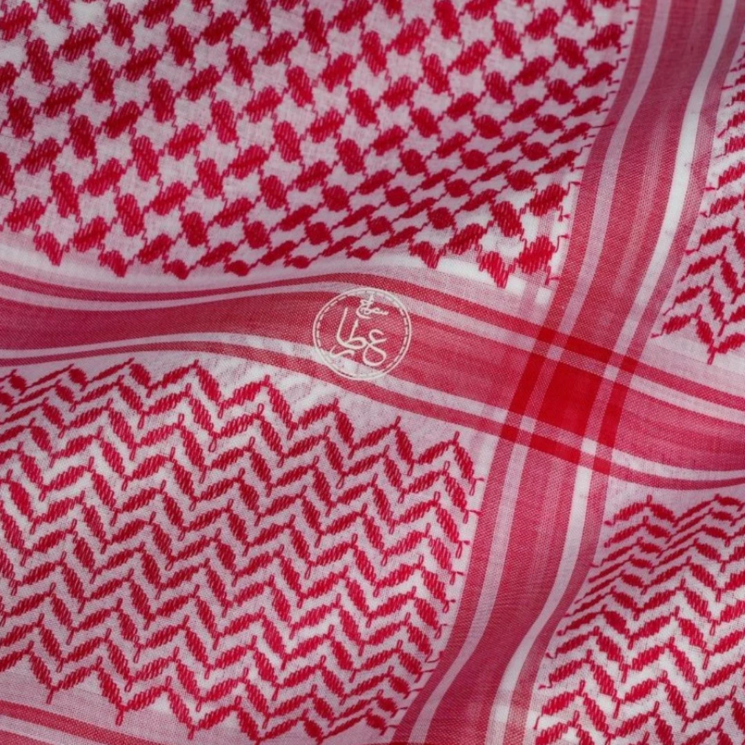 شماغ العطار الاصلي احمر سويسري