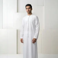 ثوب اماراتي كندورة ابيض